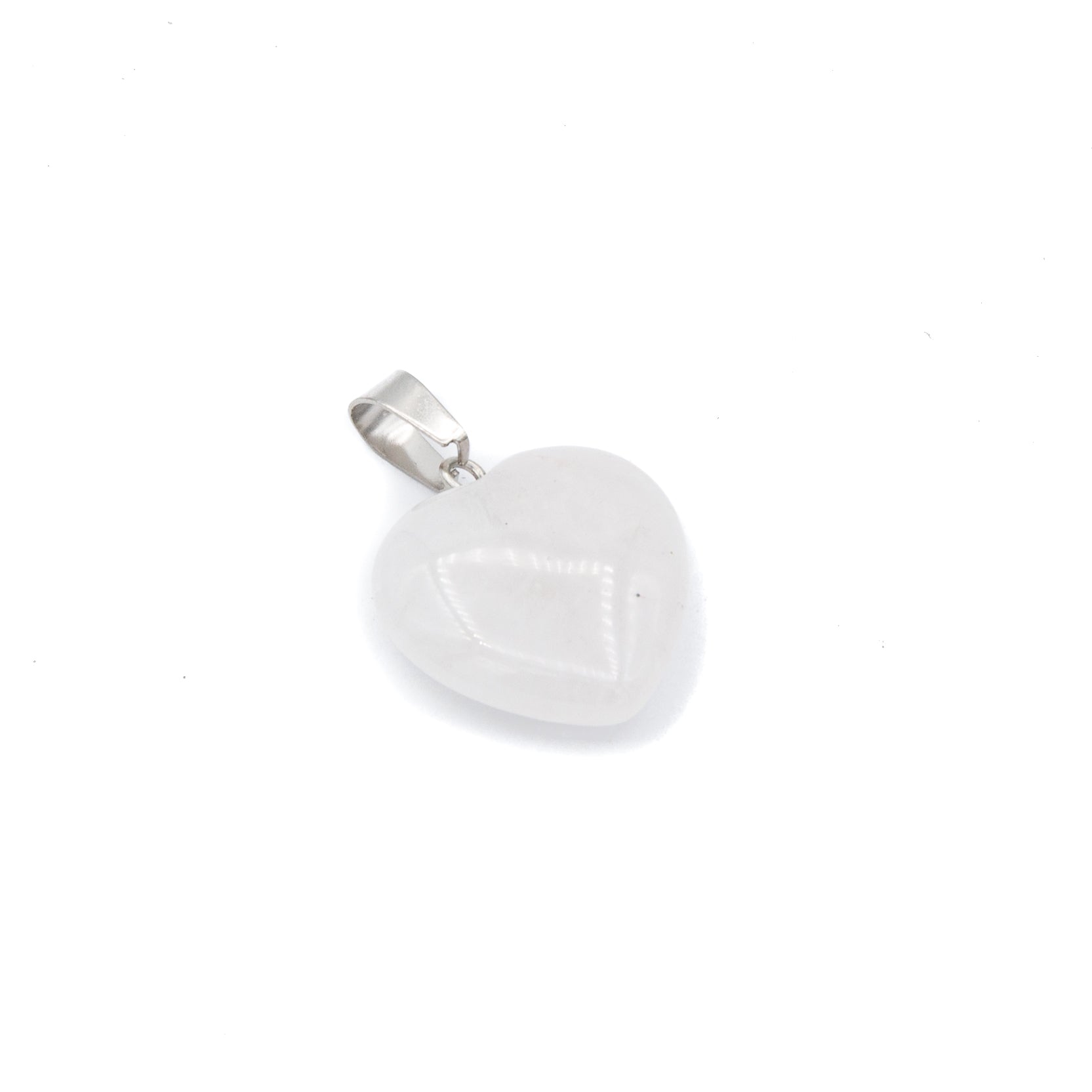 Pendant - Clear Quartz Heart $15